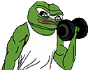 pepe_workout Discord emoji