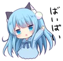 Neko Hi Discord Emoji