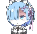 Rem Neutral Face Discord Emoji
