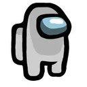 Among Us White Discord Emoji