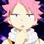 Natsu Think Discord Emoji