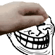 trollfacepat Discord emoji