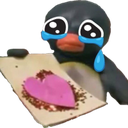 pingu_sadlove Discord emoji