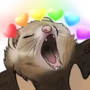 Hachi_B_ferret_heart Hachi_B_ferret_heart
