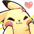 pikacute Discord sticker from FriendZone | Make Friends ⋅ Fun Chill Active Chat ⋅ VC Social Gaming ⋅ Memes ⋅ Nitro Emojis ⋅ Anime