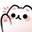 kitty_wave Discord sticker | ⸂𝕷⸃ LUST