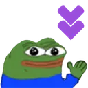 pepeshowingoffarrow Discord Emoji