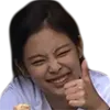jenniethumbsup