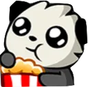 Popcorn Panda Discord Emoji