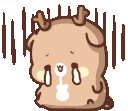 GIFDeerSadCry Discord Emoji