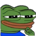 dmh_pepeThink Discord Emoji