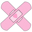 pink_bandaids Discord emoji