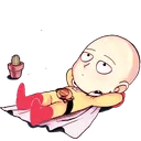 SaitamaLayingTired Discord Emoji