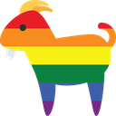 tlcRainbowGoat Discord emoji