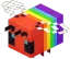 RainbowMinecraftBee Discord Emoji
