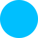 Deep Sky Blue Discord Emoji