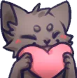 BCatHeartlove Discord Emoji