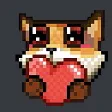 Fox Heart foxHeart Discord Emoji