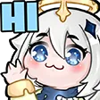 Paimon Hi Discord Emoji