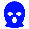 Blue Ski Mask Discord Emoji