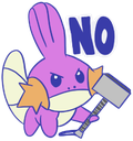 Mudkipno Discord emoji
