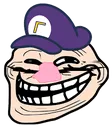 Waluigitrollface Discord Emoji