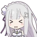 EmiliaBlush Discord Emoji