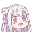 Emilia Happy Discord Emoji