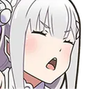 EmiliaYelling Discord Emoji