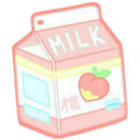 aesthetic_milk_strawberry Discord emoji