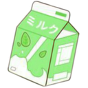 aesthetic_milk_green Discord emoji