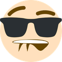 fnme_sunglasseslipbite Discord emoji