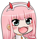 z_ZeroTwo_Chibi Discord emoji