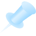 pin_blue Discord emoji