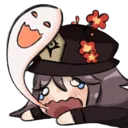 Hu Tao Dead Discord Emoji