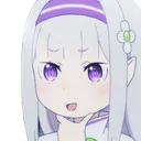 EmiliaSmug Discord Emoji