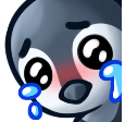 Penguin_Cry Discord emoji