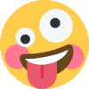 FlushedZanyFace Discord emoji