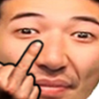 chillPogMiddleFinger Discord emoji