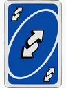 UnoReverseCardBlue Discord Emoji