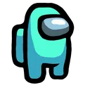 Cyan cyan Discord Emoji