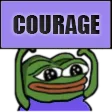 gtcPepeCourage Discord Emoji