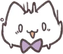 WhiteCatSurprised Discord Emoji
