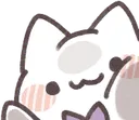 WhiteCatLurkHi Discord Emoji