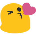 blob_kiss Discord emoji