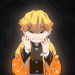 Zenitsu Sad Discord Emoji