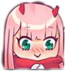 KuroZeroTwoBlush Discord Emoji