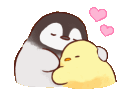 MHSC_PenguinChickHug