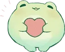 Frog Heart Discord Emoji