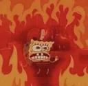 spongebobonfire